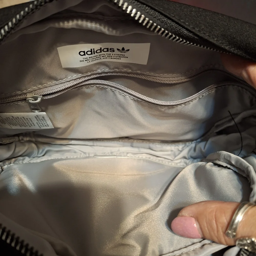 Adidas Black Backpack Crossbody Bag